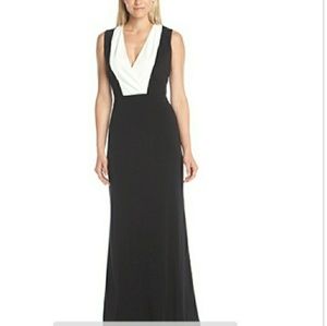 NWT Calvin Klein Black and White Sequin Dress